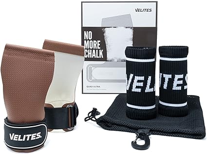 Velites Quad Ultra No Chalk  Hand Grips | Brown