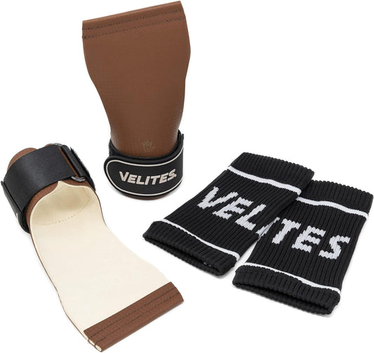 Velites Quad Ultra No Chalk  Hand Grips | Brown