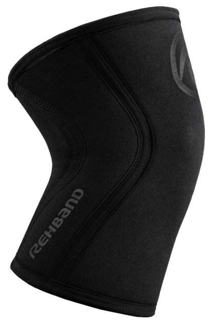 Rehband Rx Knee Support 5mm | Carbon Black | WOD Gear UK | RXROX